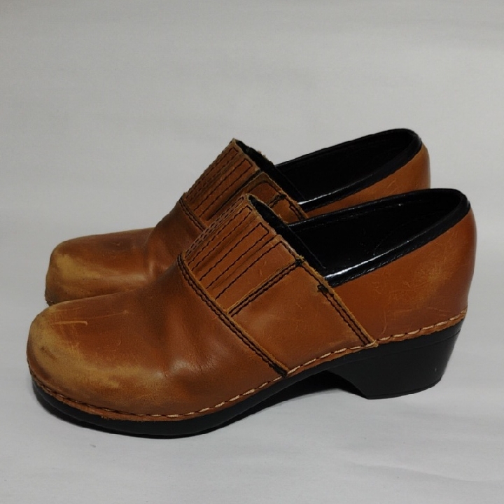 Bjorndal Tan Leather Womens Mules A77